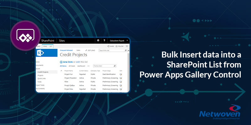 Bulk Insert Data Into A SharePoint List from Power Apps Gallery Control